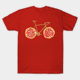 Bicycle Pizza Wheels T-Shirt